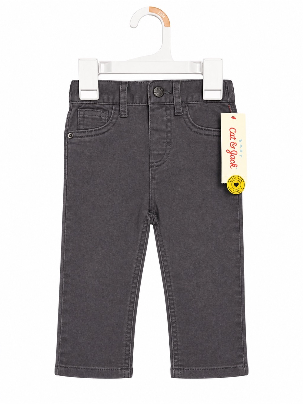 Cat & Jack Toddler Boys' Charcoal Stretch Pants
